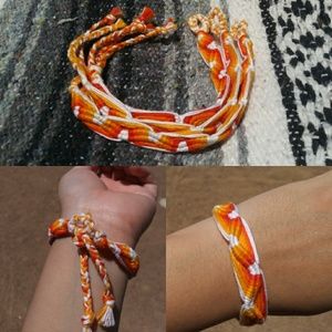 Peruvian Wave friendship bracelets